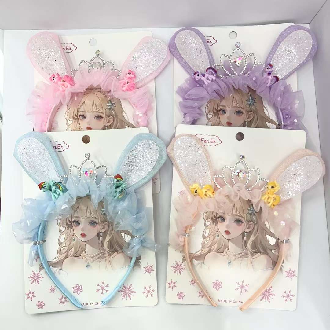 韩版刺绣珍珠发箍皮质头饰甜美发饰百搭珍珠头箍简约气质