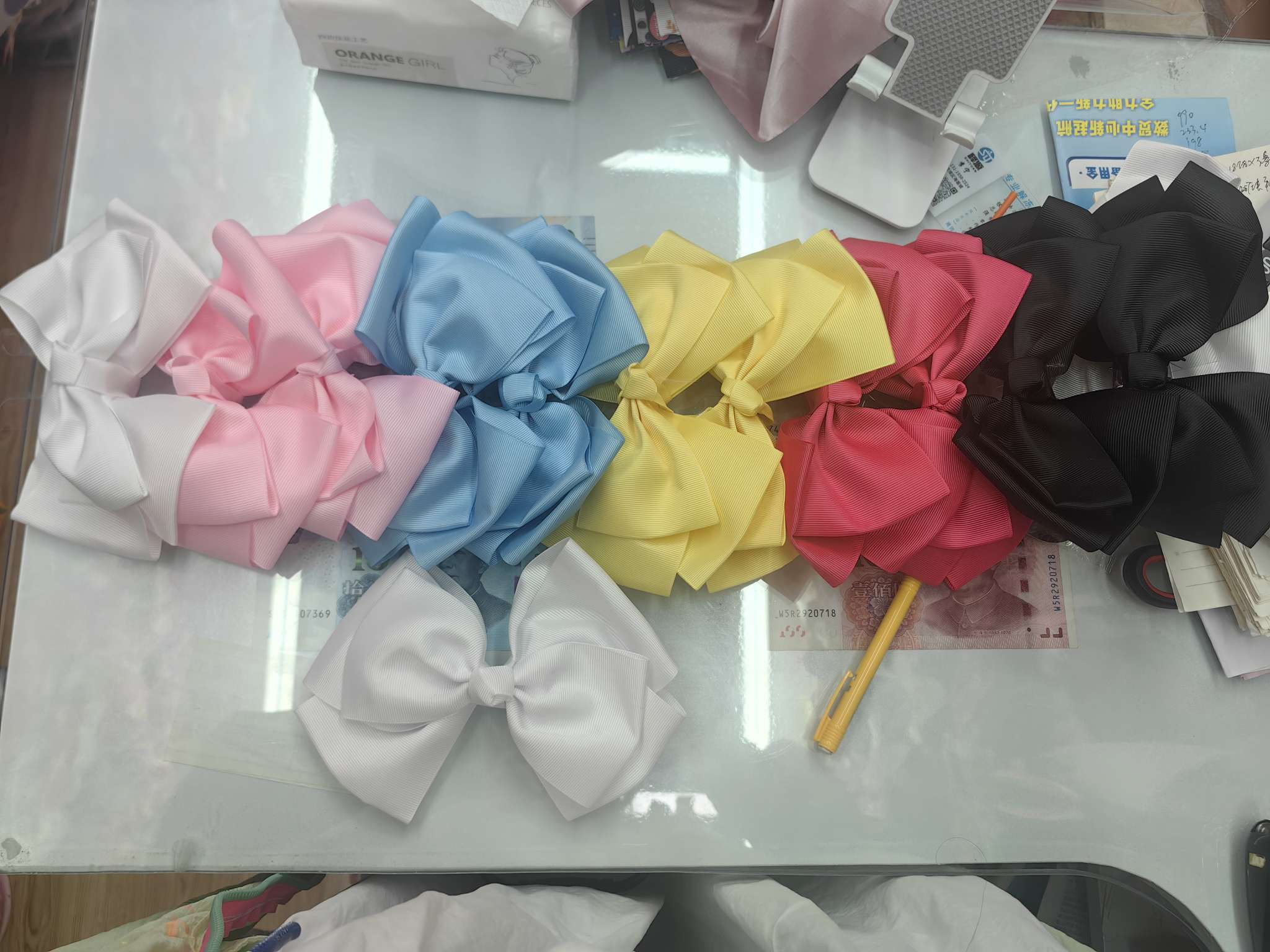 蝴蝶结，儿童发夹，中小学生发夹，成人发夹