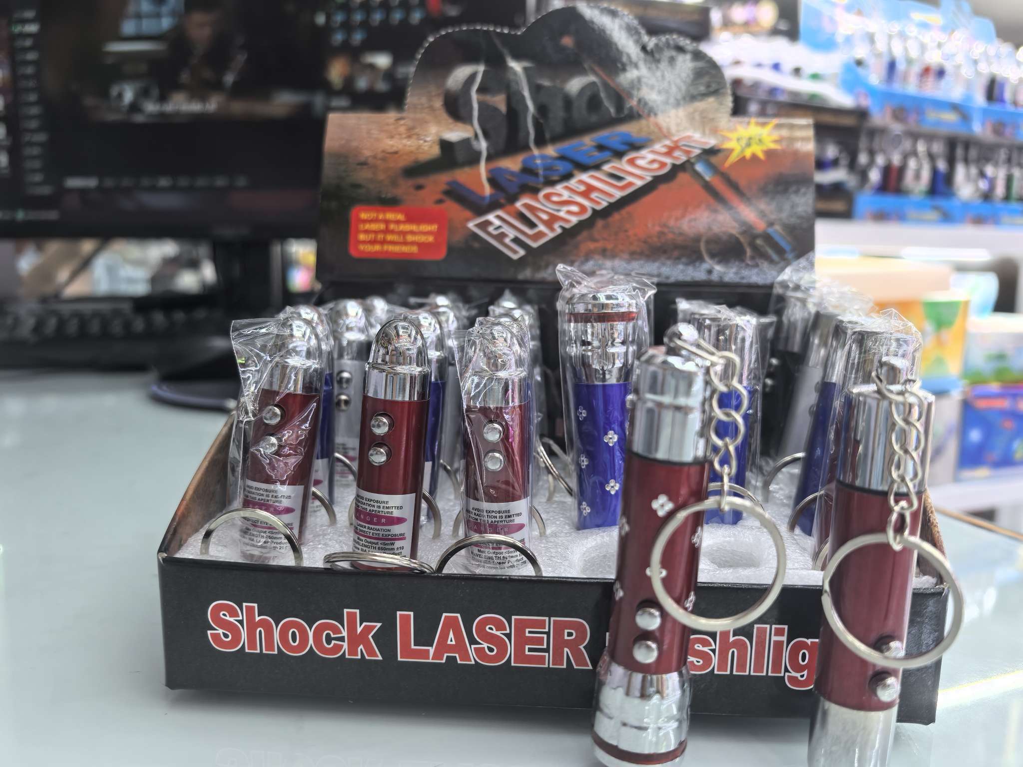 创意整蛊触电激光灯