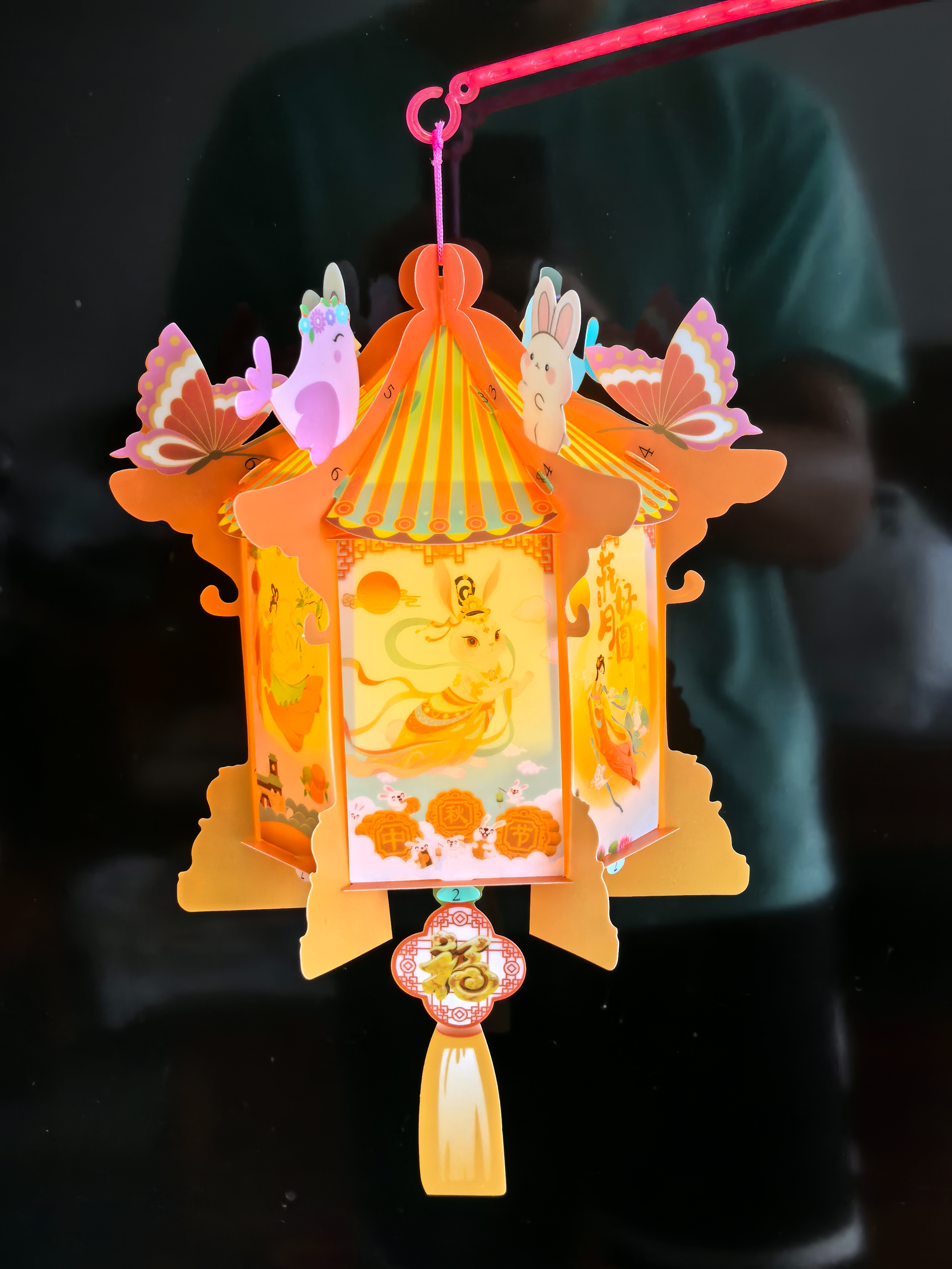 儿童手工花灯房型灯笼B1-3金翅膀玩具节日元宵中秋氛围灯笼儿童手工益智幼儿园手工作业详情3