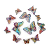 12 3D double-layer butterfly home decoration simulation butterflies, pvc colorful butterfly wall stickers, magnetic fridge magnets Application Scenario