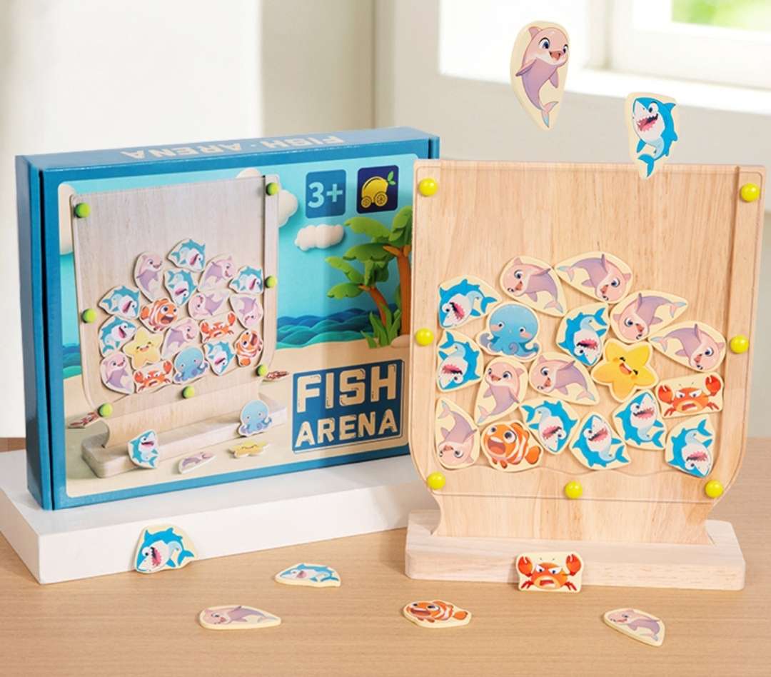 Educational toys, children's early education, exercise logical thinking, parent-child interaction, ocean hands-on fun toys, tabletop games, top scholar cap, children's top scholar cap, children's toys, children's toys detail image 3