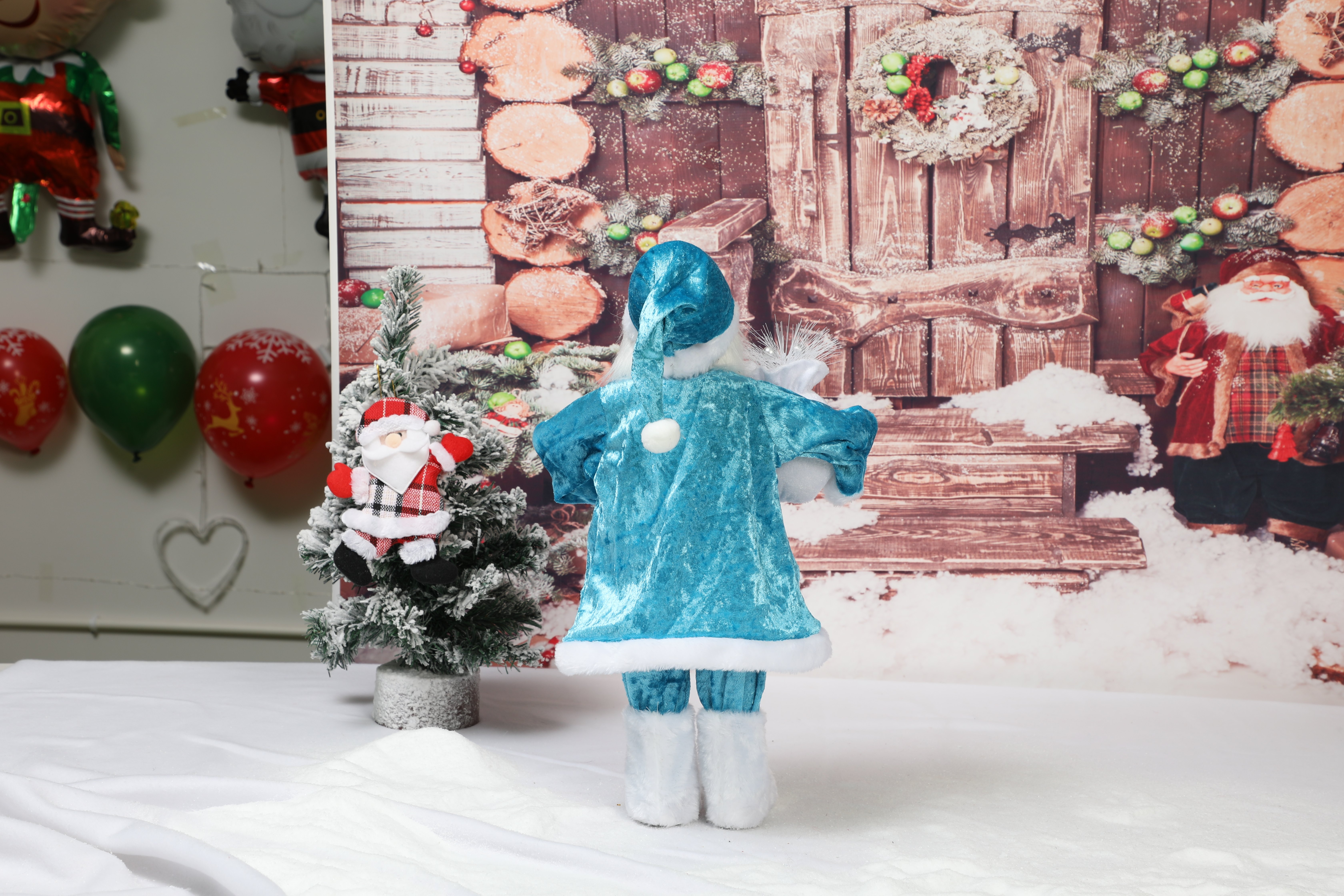 圣诞藤条/圣诞/南瓜彩条/圣诞球/圣诞装饰品白底实物图