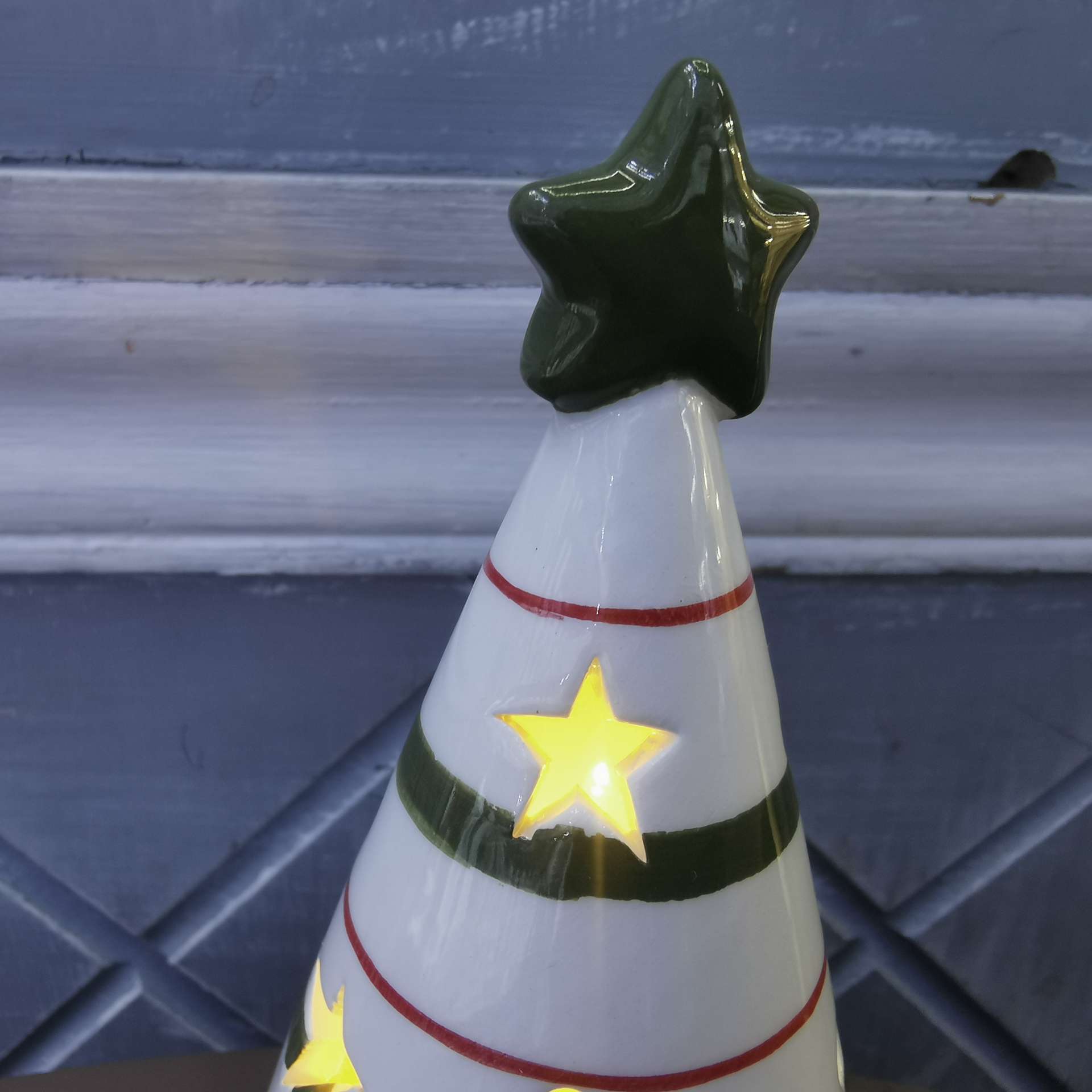 创意工艺摆件家居装饰礼品精美手工艺品艺术设计桌面装饰品 圣诞节礼品 装饰 节日用品 圣诞树装灯产品图