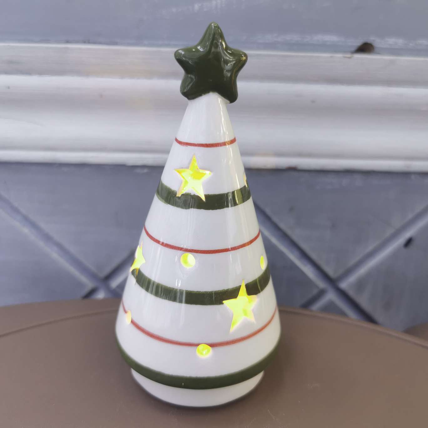 创意工艺摆件家居装饰礼品精美手工艺品艺术设计桌面装饰品 圣诞节礼品 装饰 节日用品 圣诞树装灯