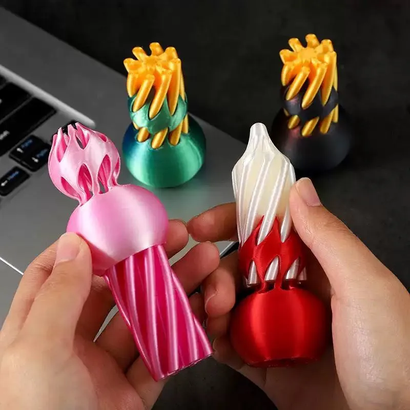 3D printed toys, bestsellers, night market wholesale, spiral decompression toys, track decompression toys, multi-color animal decompression, spiral toys detail image 14