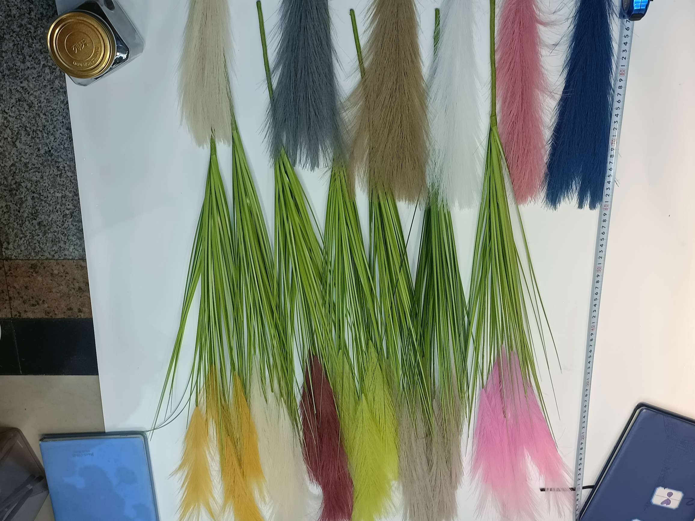 毛线花束小花束毛线花针织仿真荷花发光干花束毛线花针织小花束