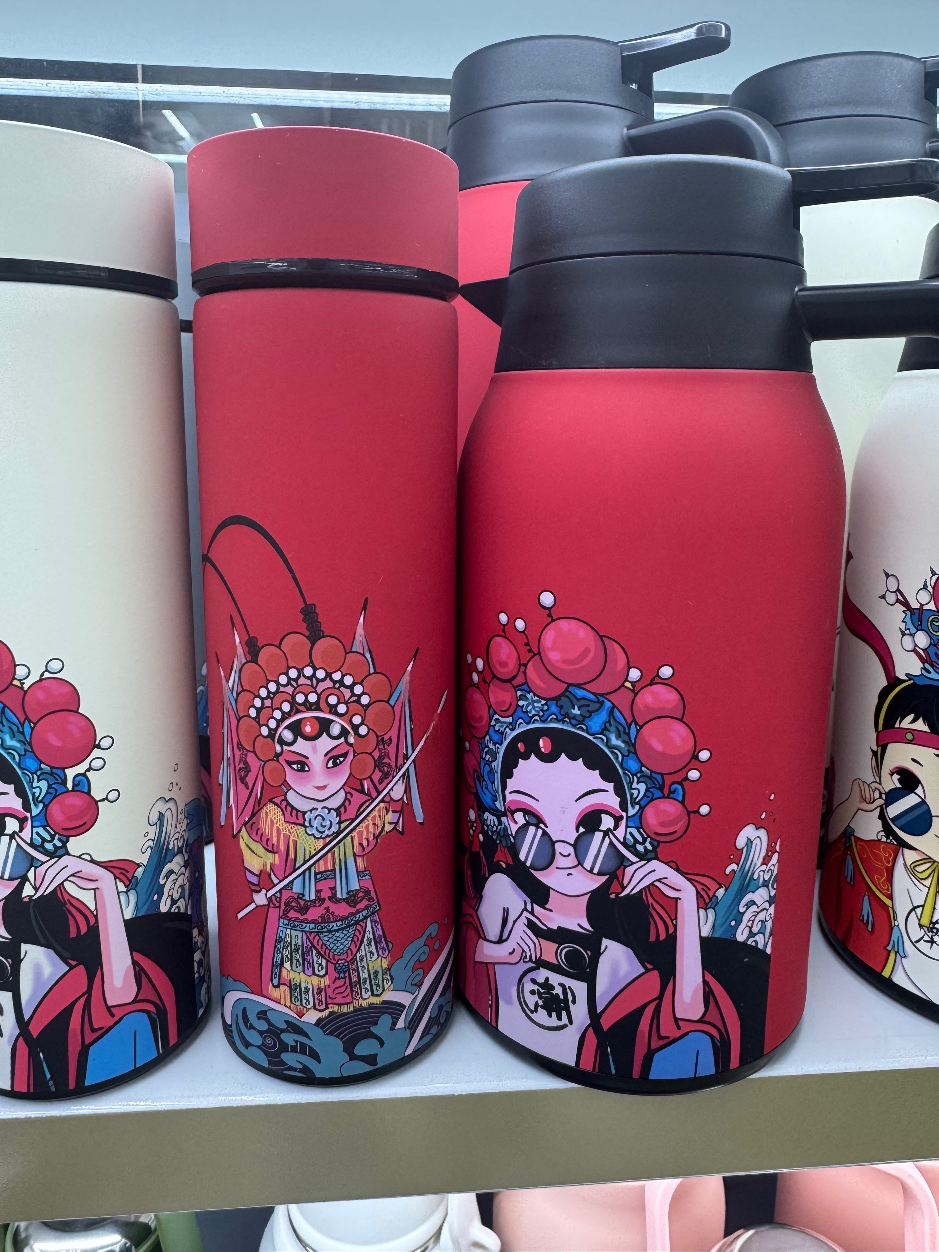 按压保温壶国潮