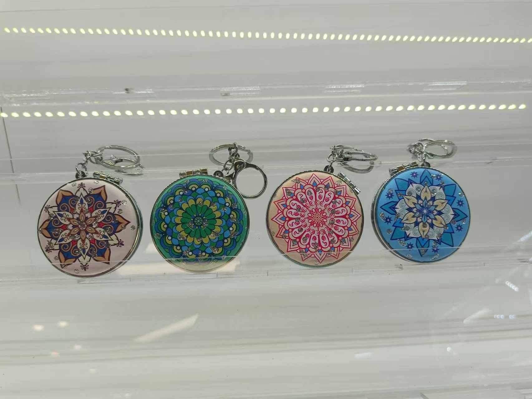 日用百货卫浴洗漱用品化妆镜台镜LED防碎镜子镜梳镜子多功能镜子整理用品卡通迷你化妆镜迷你化妆镜可爱化妆镜详情图10