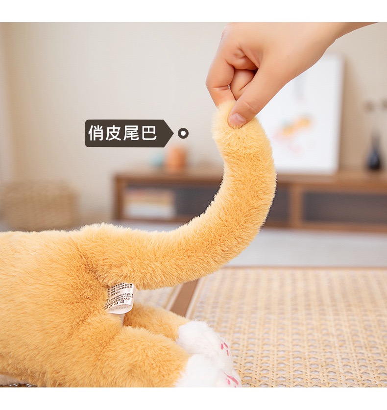 女生公仔抱枕猫咪玩偶娃娃新款睡觉可爱儿童礼物女孩仿真毛绒玩具详情5