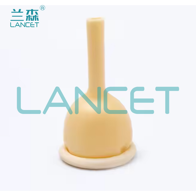 Disposable latex urinary catheter for men, 25mm / 30mm, urinary catheter for elderly bedrest urinals Specification image