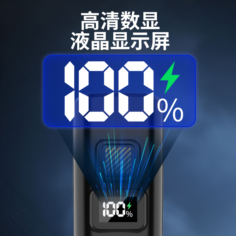 B9-1 bicycle headlight USB charging digital display plastic bicycle headlight Riding light Bicycle headlight strong light night riding flashlight Item Picture