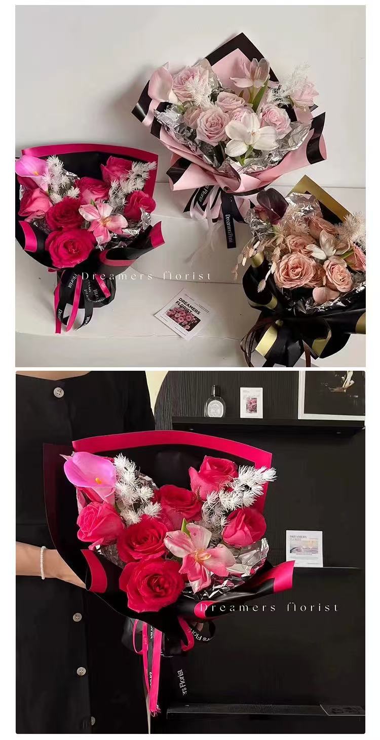 Cynthia Jane loves flower wrapping paper, Oya paper frame, diy handmade gift paper, flower shop floral art pic 5