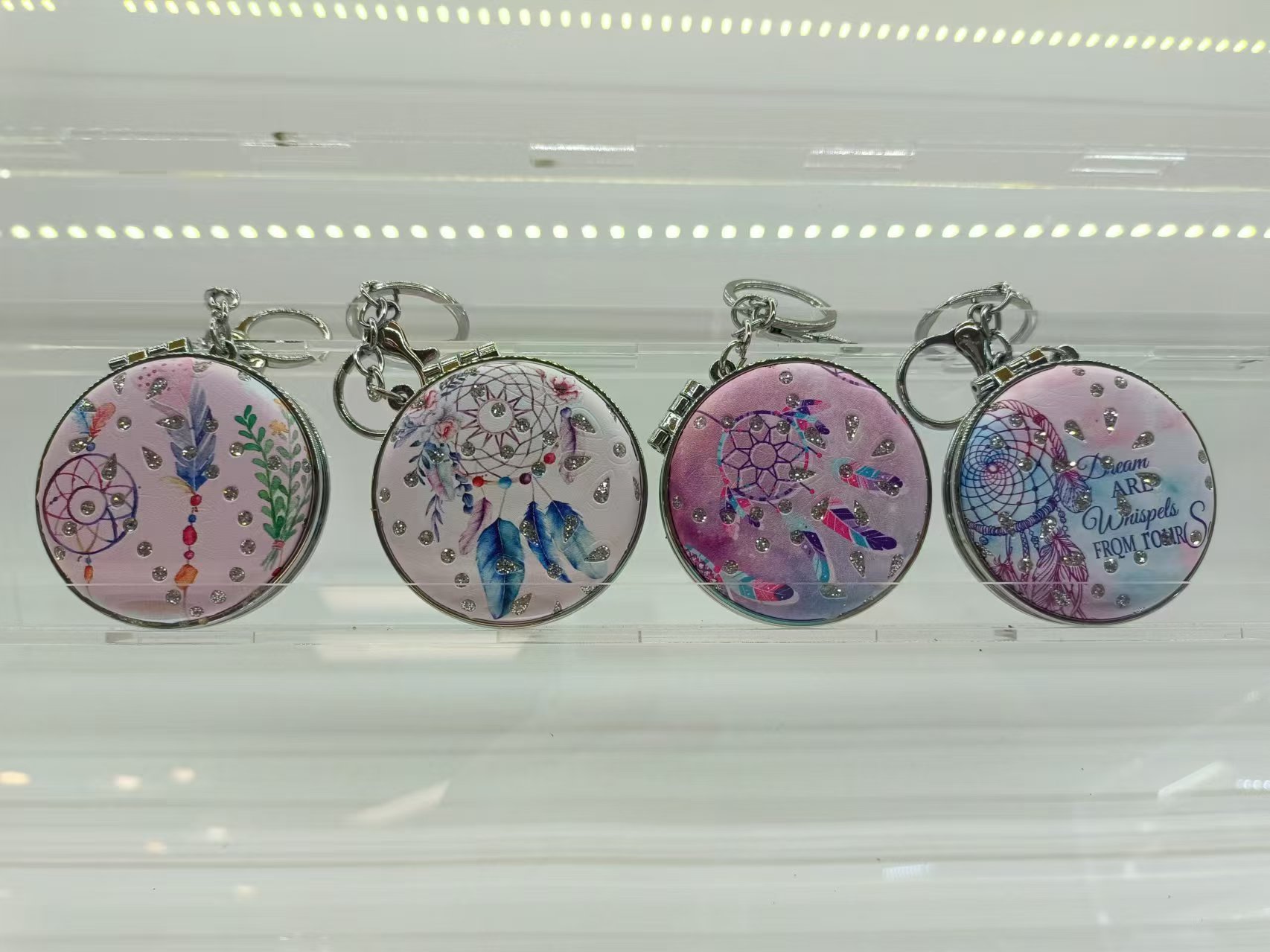 日用百货卫浴洗漱用品化妆镜台镜LED防碎镜子镜梳镜子多功能镜子整理用品卡通迷你化妆镜迷你化妆镜可爱化妆镜详情图7