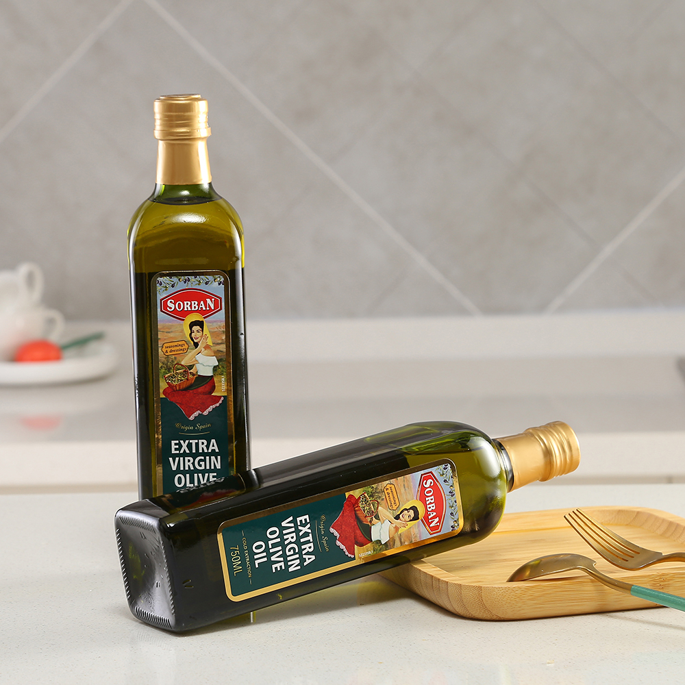Spanish original bottle imported extra virgin olive oil 750ML edible oil details Picture