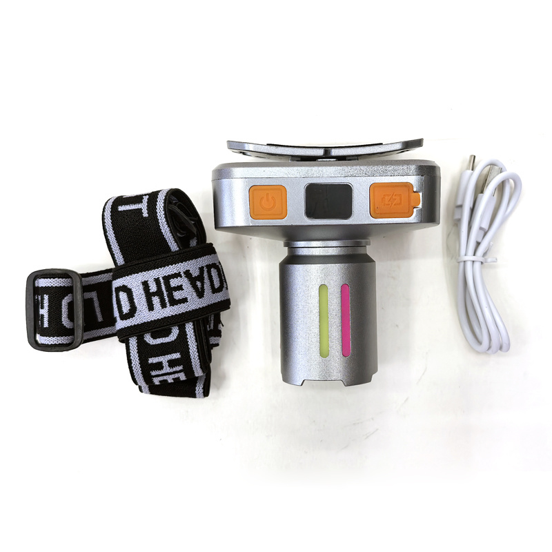 501 Digital display headlamp, USB charging, telescopic adjustable, white laser headlamp, cycling headlamp, outdoor camping headlamp, miner's lamp, repair headlamp, camping headlamp, fishing headlamp Application Scenario