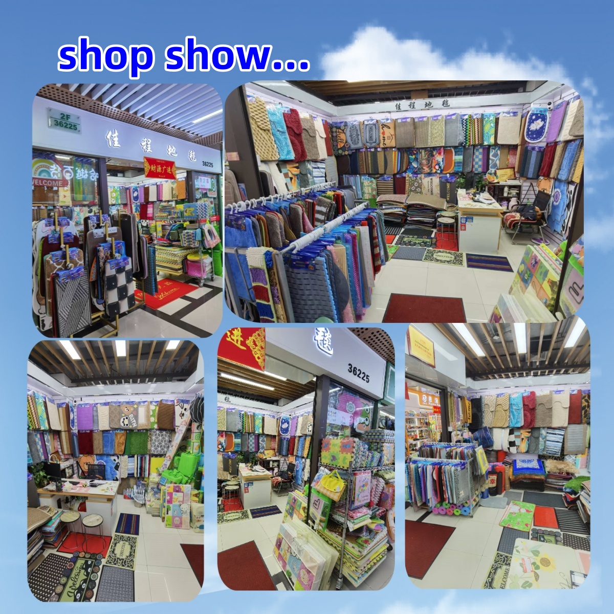 跨境圣诞节水晶绒地毯耐脏易打理客厅大地毯吸水防滑圆形地毯现货蓬松奢华批发仿羊毛中国定制现代阿尔福布拉斯客厅聚酯地毯家居酒详情2