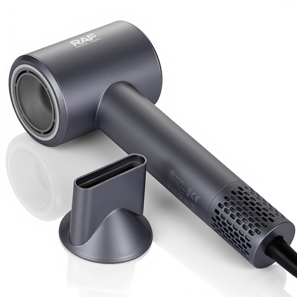 RAF European standard cross-border high-speed hair dryer, household multi-speed temperature adjustment, ABS material, 11000 RPM negative ion pic 6
