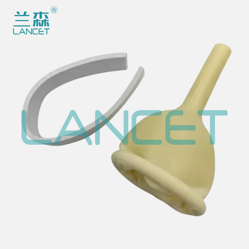 Latex urinary catheter, disposable male atrophy 35mm - 40mm, bed urination catcher, elderly bed urination catheter Specification image