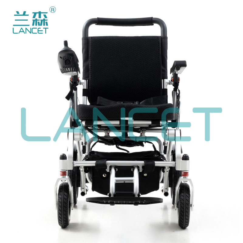 电动轮椅老年残疾人折叠轻便智能全自动四轮代步轮椅车细节图