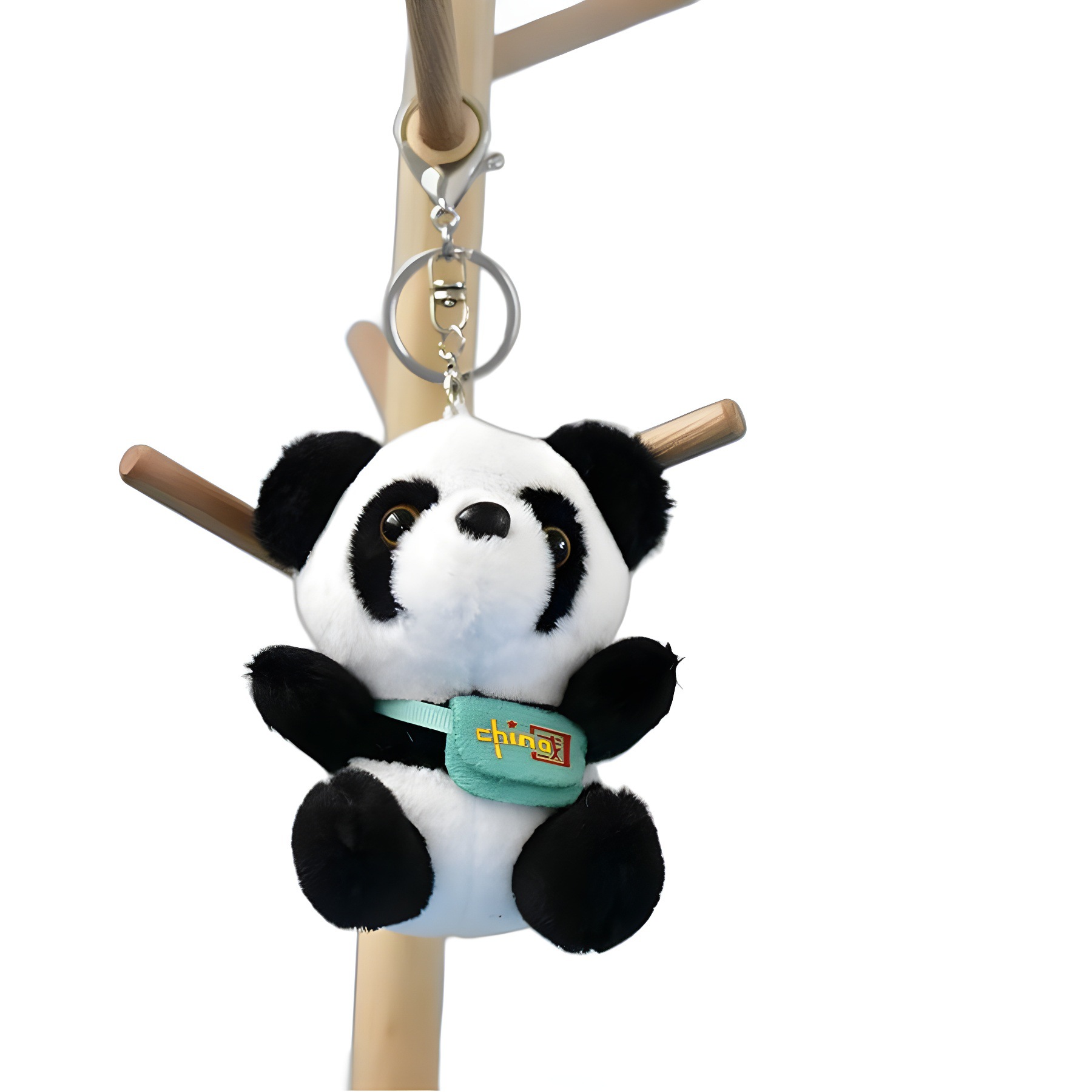 可爱小熊猫毛绒玩具挂件公仔国潮批发