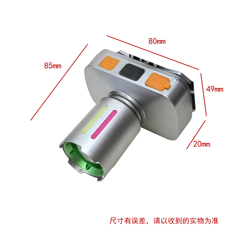 501 Digital display headlamp, USB charging, telescopic adjustable, white laser headlamp, cycling headlamp, outdoor camping headlamp, miner's lamp, repair headlamp, camping headlamp, fishing headlamp Specification image