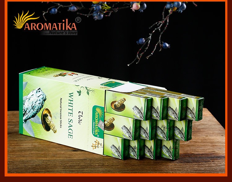 Aromatika Vedic系列天然印度香 能量线香 清新空气熏香小盒批发详情13