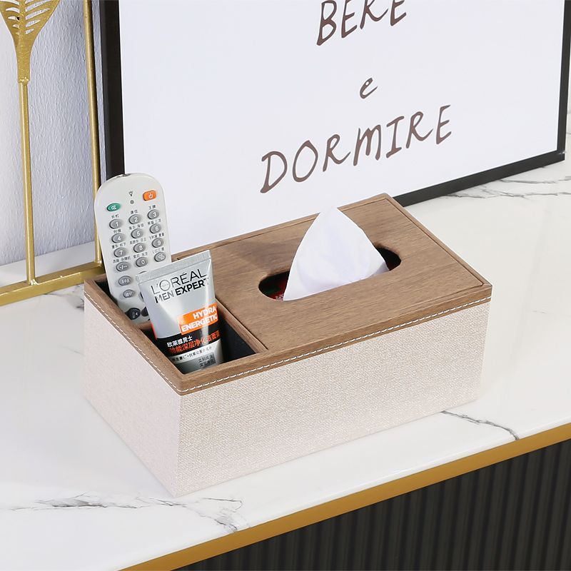 多功能纸巾盒客厅遥控器收纳盒家用餐厅纸抽盒民宿宾馆定制