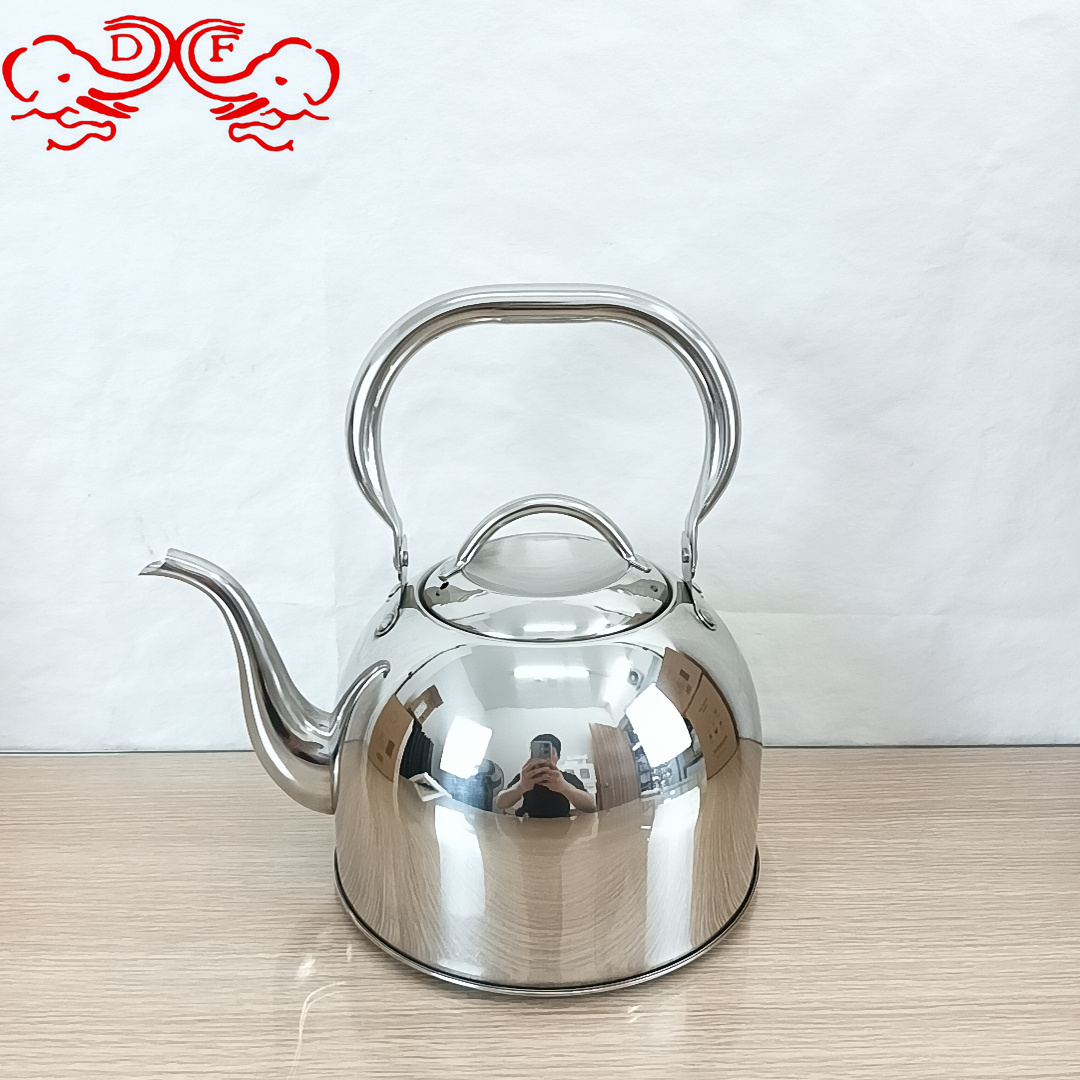 DF88016 stainless steel kettle, flat-bottomed kettle, large-capacity kettle, boiling kettle, restaurant soup pot, kettle, DF TRADINGHOUSE Specification image
