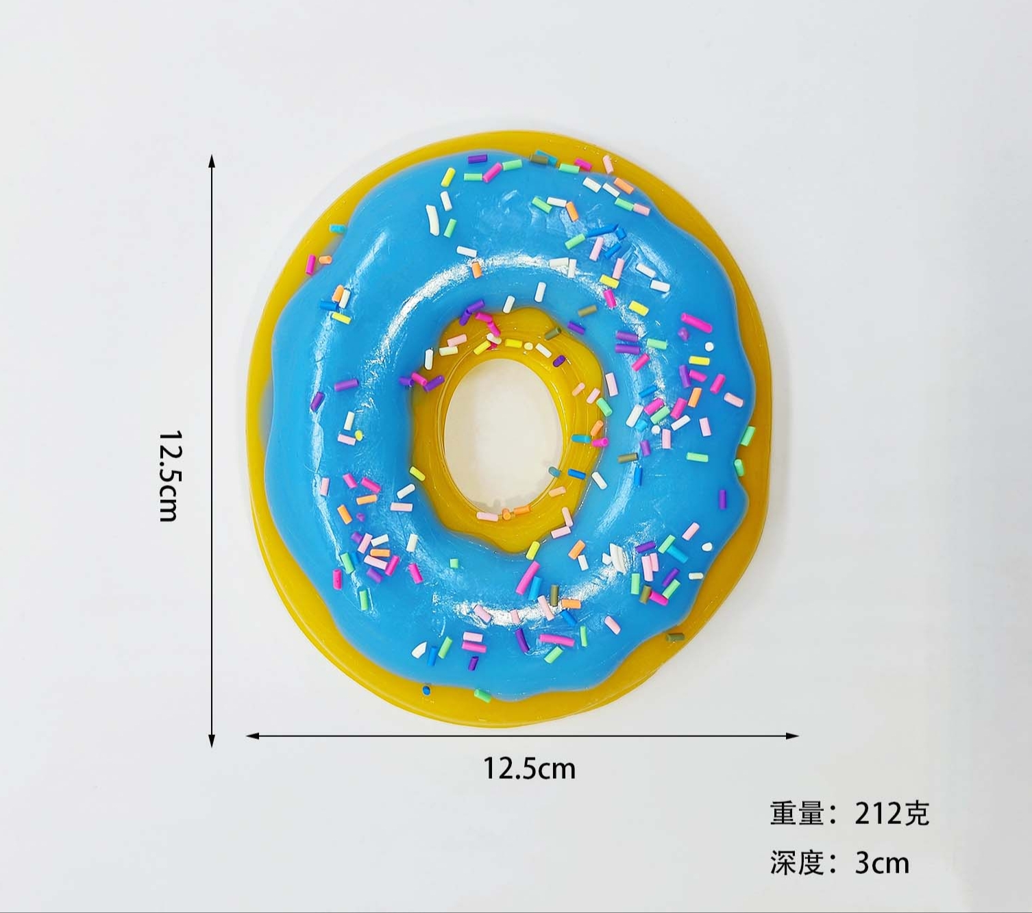 Cross-border bestseller plus Edition Super Large donut, a highly realistic and creative stress-relieving toy with a high level of appearance pic 4
