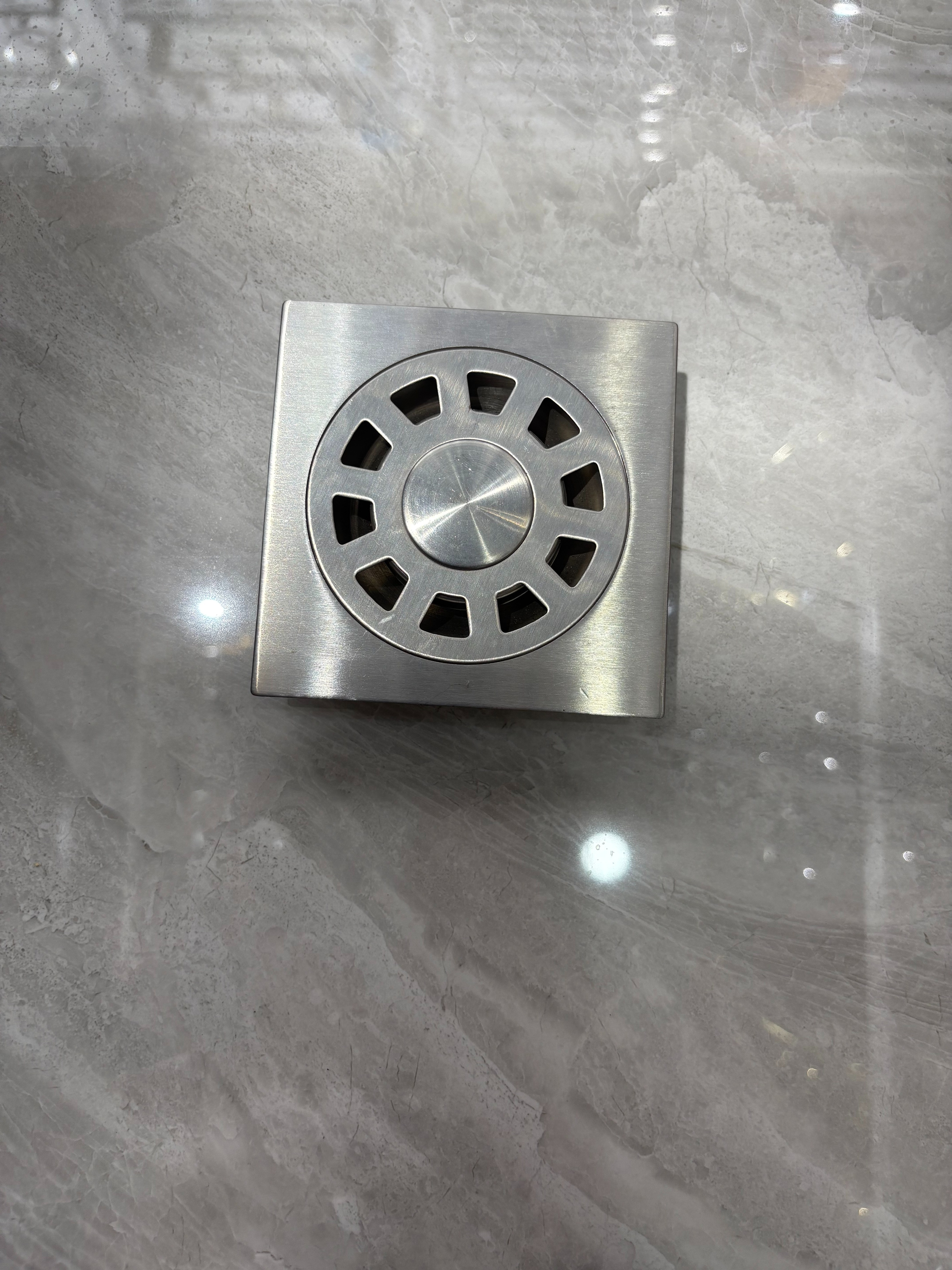 304 stainless steel core anti-odor cover for floor drain, dual-purpose for bathroom and washing machine, invisible anti-insect sealing ring for sewer
