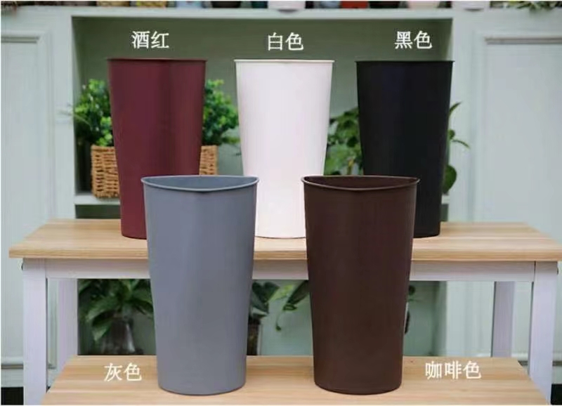 加厚防摔养花桶 鲜花桶塑料实用插花桶花店装饰花材包装 厂家直供