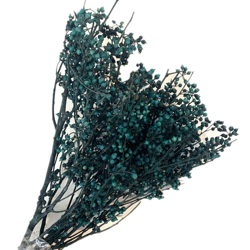 永生花保鲜花 干花 小米果 工艺品 浮游瓶 软装 婚庆配草白底实物图