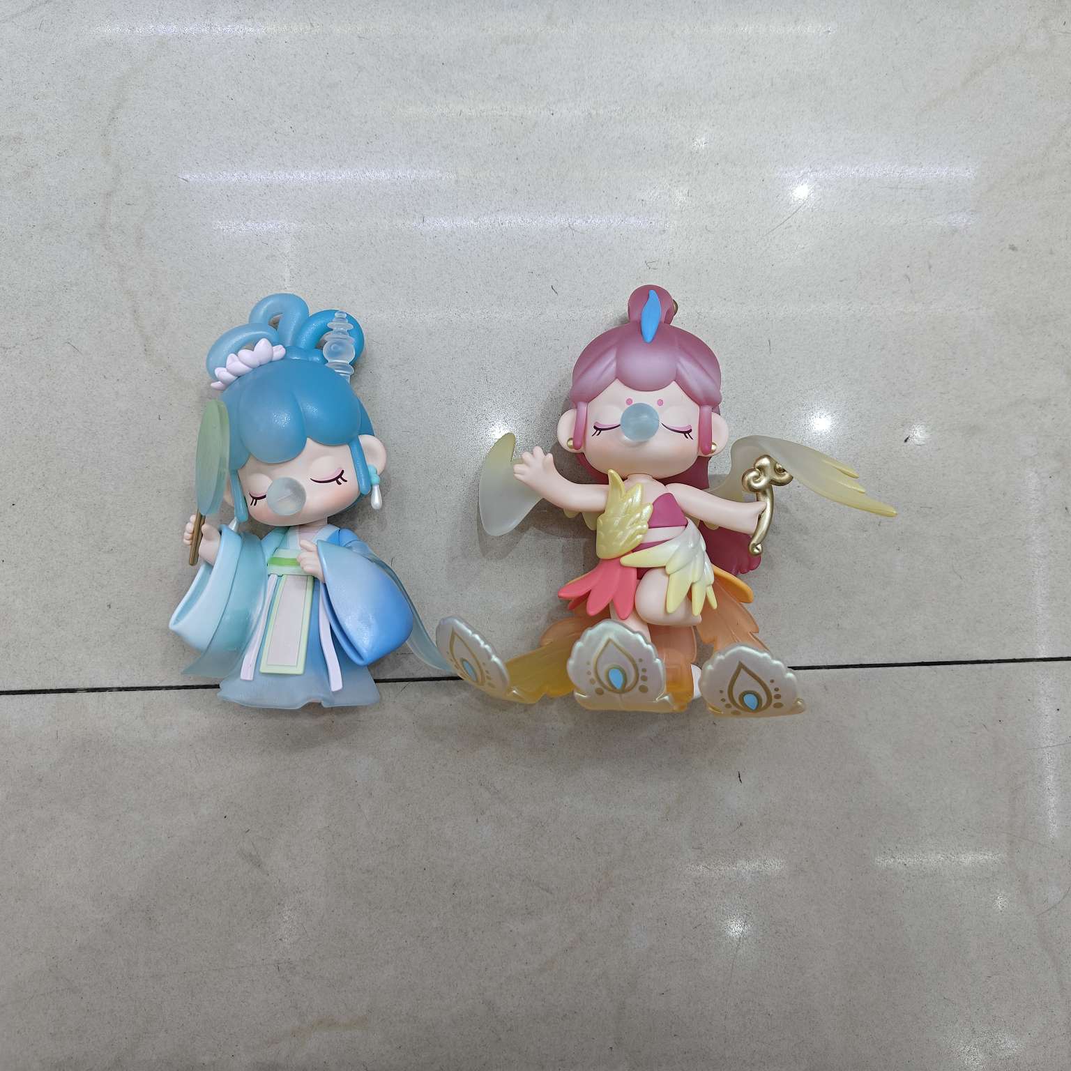 树脂盲盒公仔ip摆件卡通动物手办摆件工艺品盲盒花间集