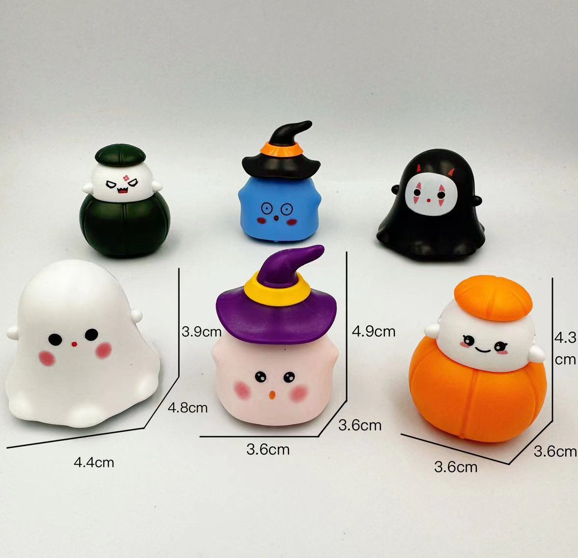 Q版万圣节回力车 跨境热销儿童回力玩具车万圣节幽灵南瓜恶魔帽子巫婆吸血鬼