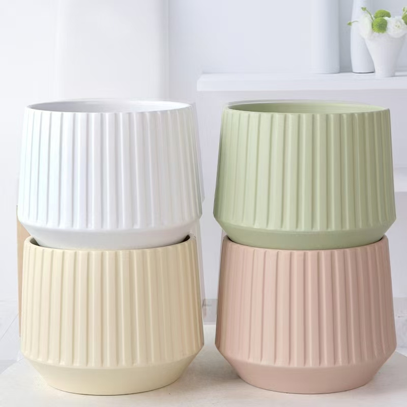 陶瓷工艺摆件装饰花瓶创意礼品家居陶瓷花瓶花盆小摆件简约风