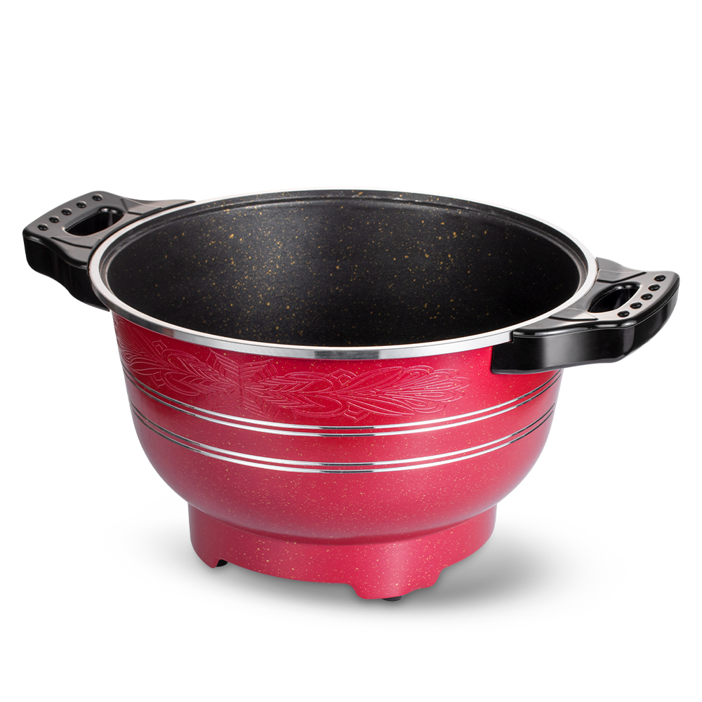 RAF European standard aluminum die-cast rice cooker, 10L multi-functional electric pot, household non-stick pot, plug-in electric cooking pot, soup pot Item Picture