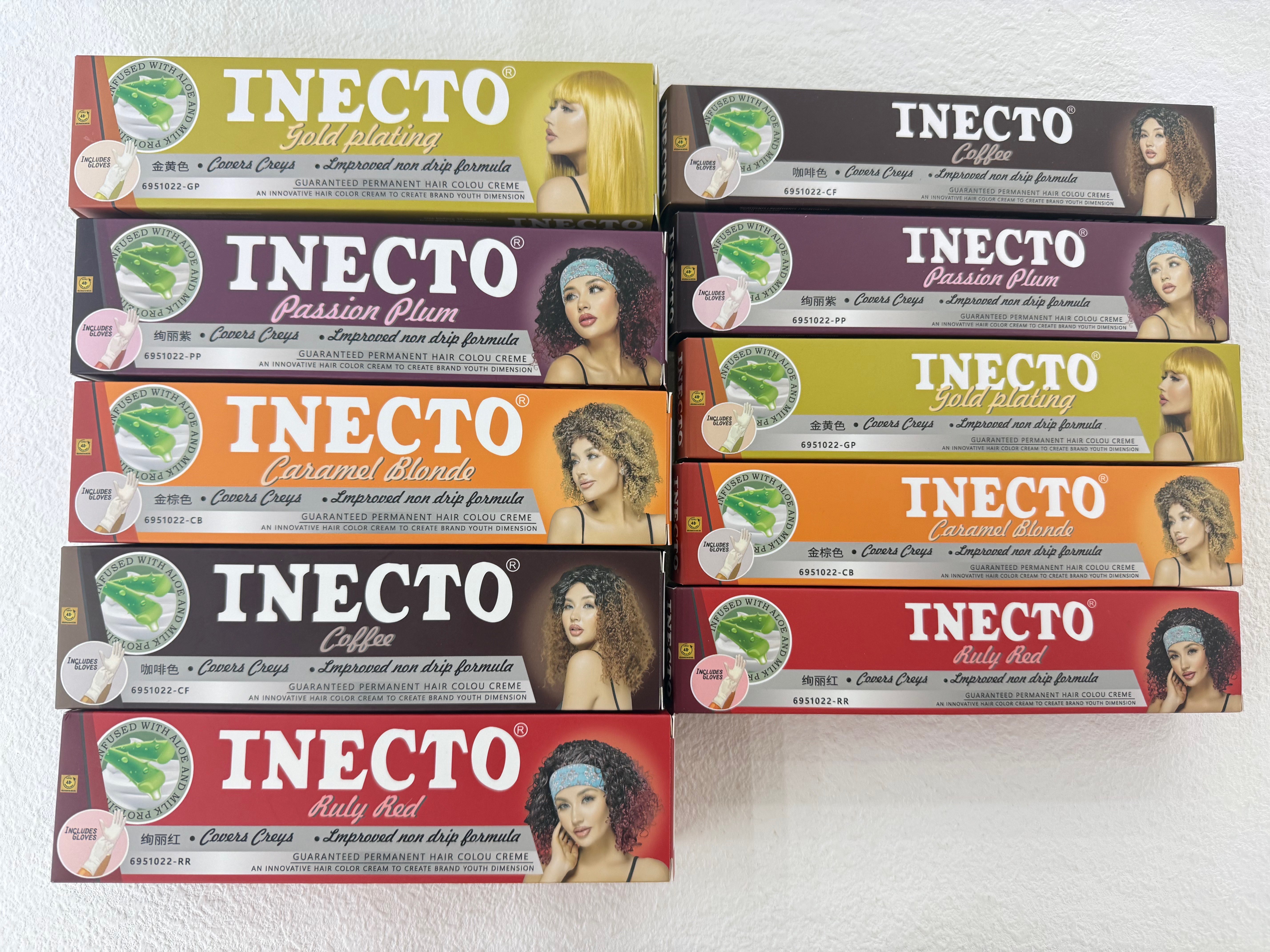 INECTO hair dye color superblack 染发剂染发膏染发粉超级黑详情1
