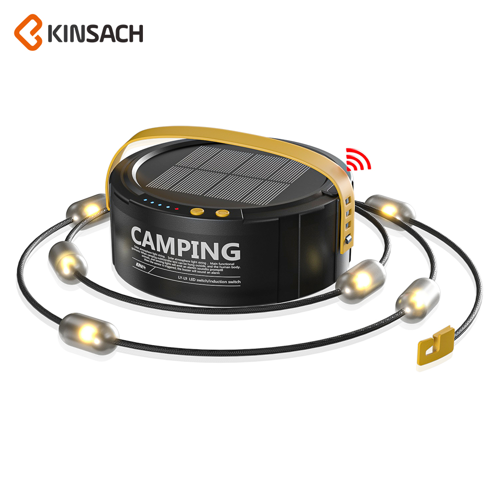 KINSACH星之源灯串露营灯太阳能TYPE-C充电塑料帐篷灯