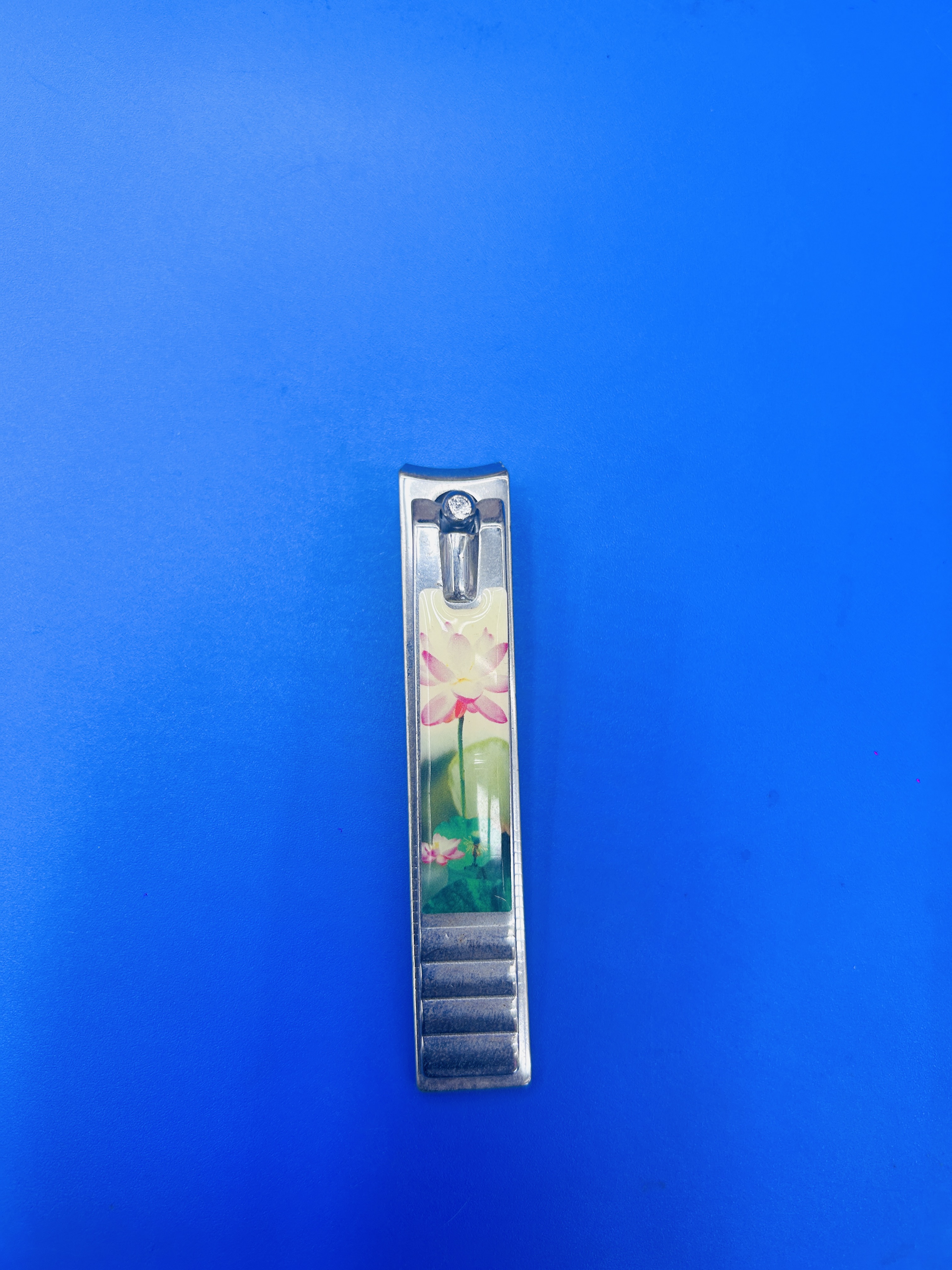 国潮池塘荷花夏天图案国风指甲钳精美质量好