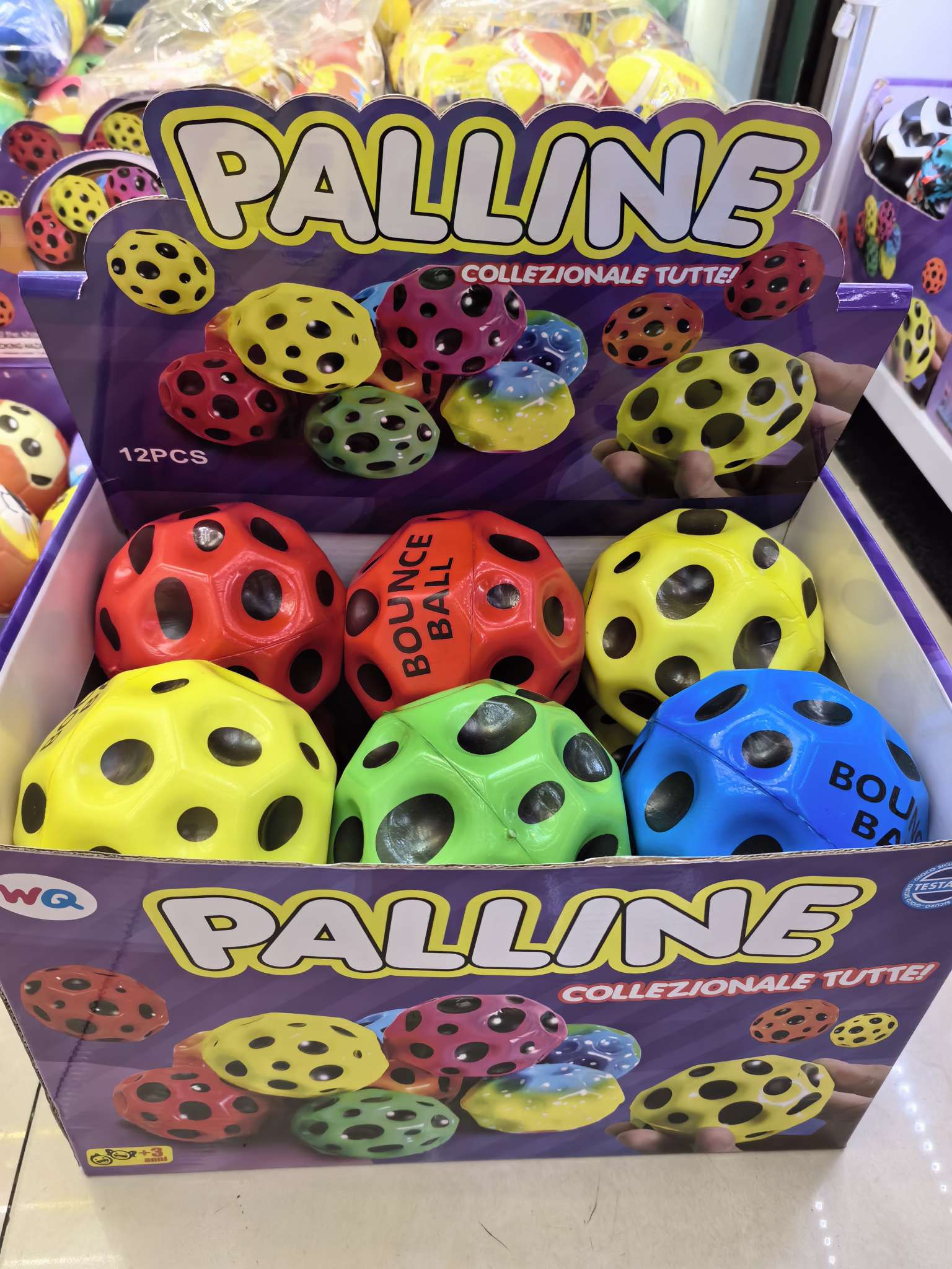Factory direct sales of best-selling high-elasticity hole balls in various sizes, solid-color camouflage macaron color series, stress-relieving toys detail image 14