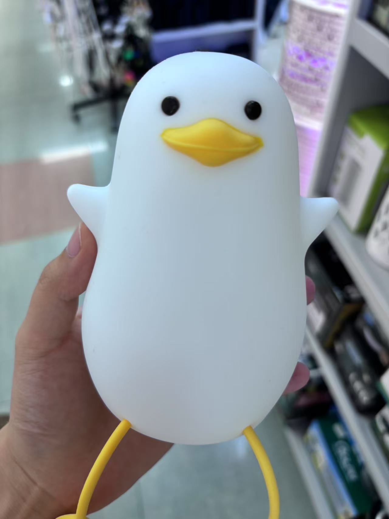 National trend little yellow duck lamp, pat light, induction charging light, night light