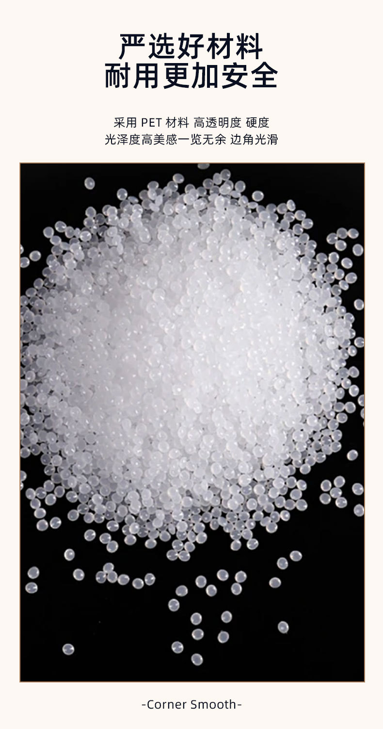 X10-6899-9b PET bamboo lid plastic sealed tea can, moisture-proof European-style can for storing coffee beans, coffee can detail image 6