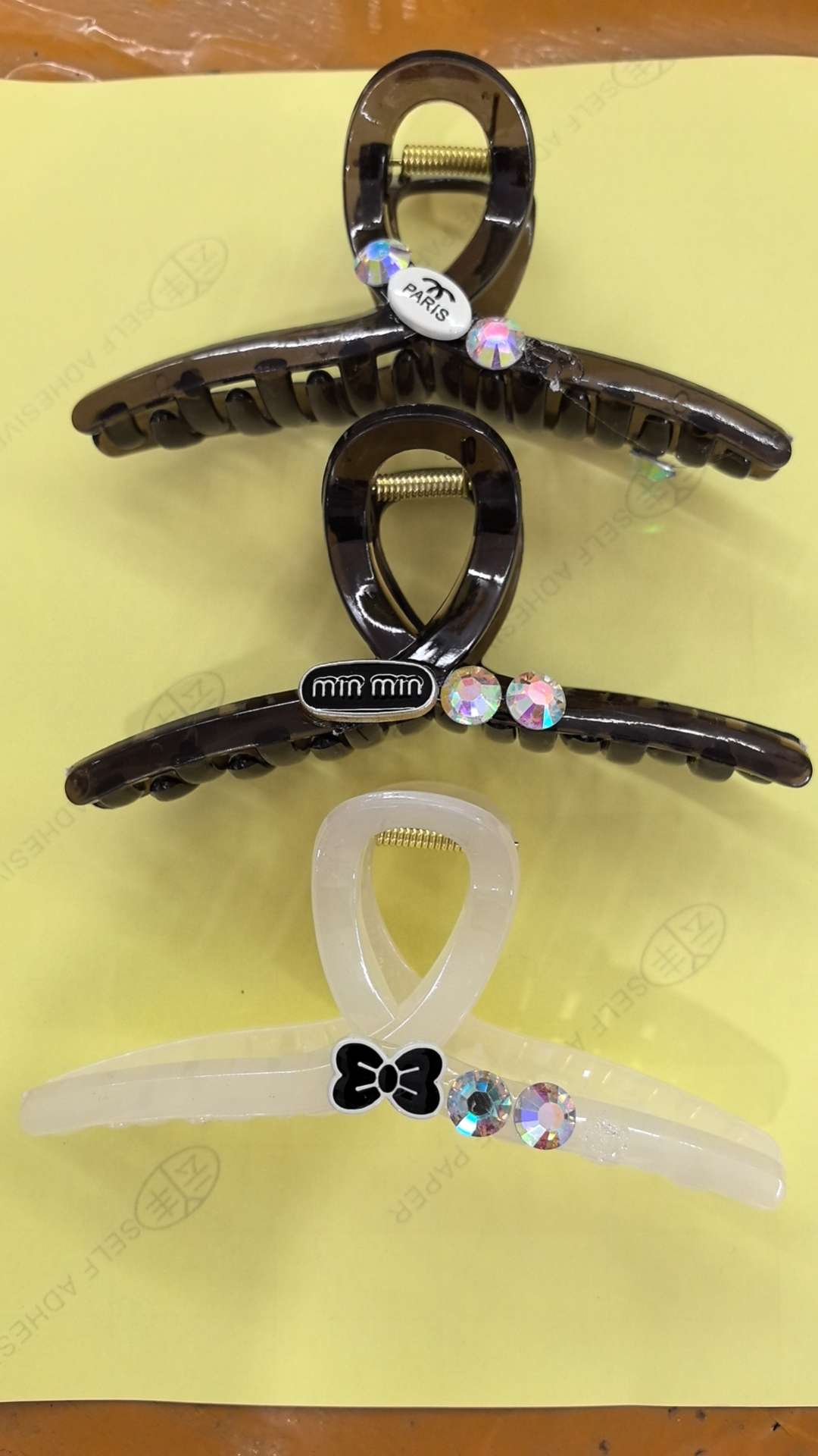 新娘头饰透明插梳刺绣发梳抓夹点钻BB夹饰品发饰头饰优雅造型