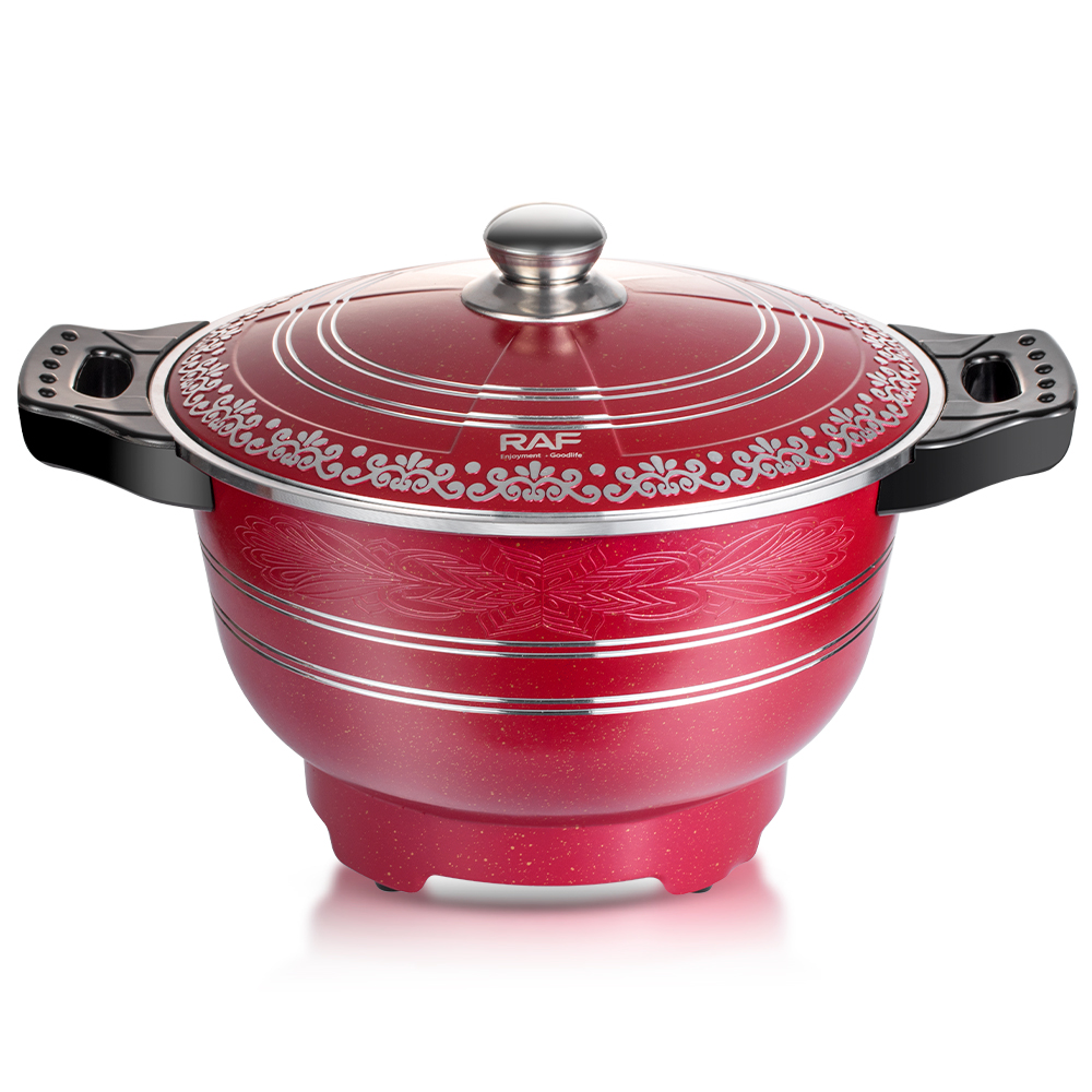 RAF European standard aluminum die-cast rice cooker, 10L multi-functional electric pot, household non-stick pot, plug-in electric cooking pot, soup pot pic 6