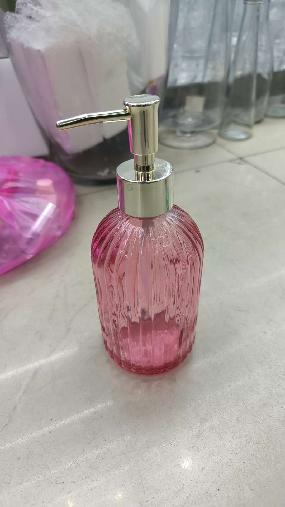 玻璃制品，日用百货，洗漱用品，洗手液瓶，玻璃瓶，日用清洗