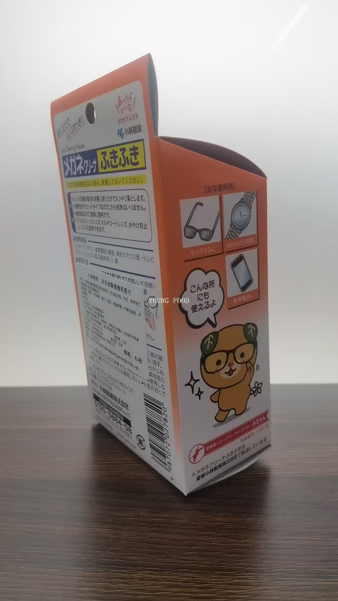 包邮！拿都雷SAXI进口穿戴甲清洁湿巾擦眼镜头镜布40片 小林制药详情14