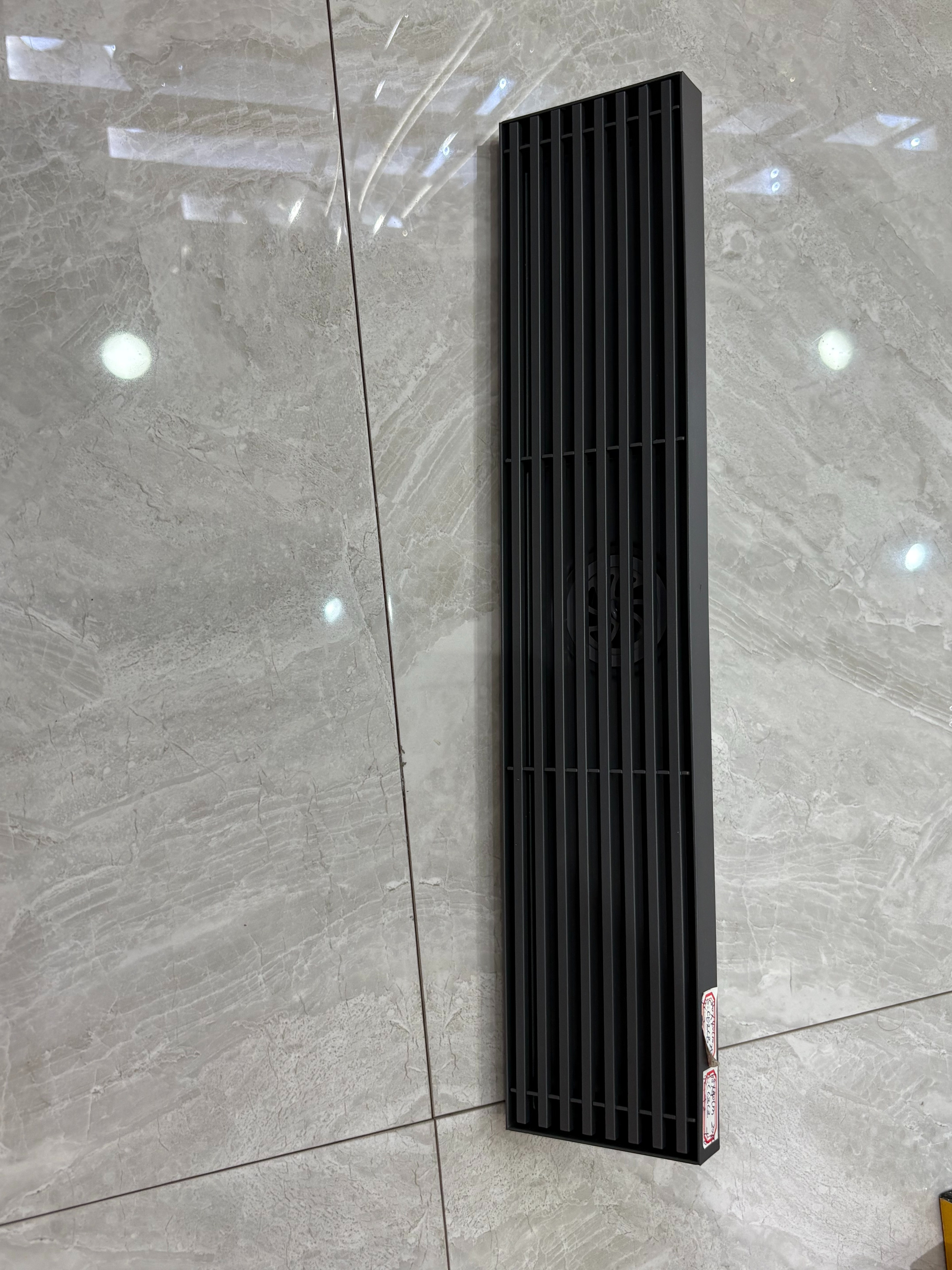 Customized floor drain, extra-thick horizontal bar, thickened gun gray, large drainage capacity, bathroom balcony, customized drain outlet floor drain