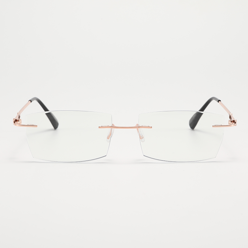 Patented frameless glasses for presbyopia, color-changing or myopia, fashionable, lightweight and hot-selling mid-range glasses for presbyopia Specification image