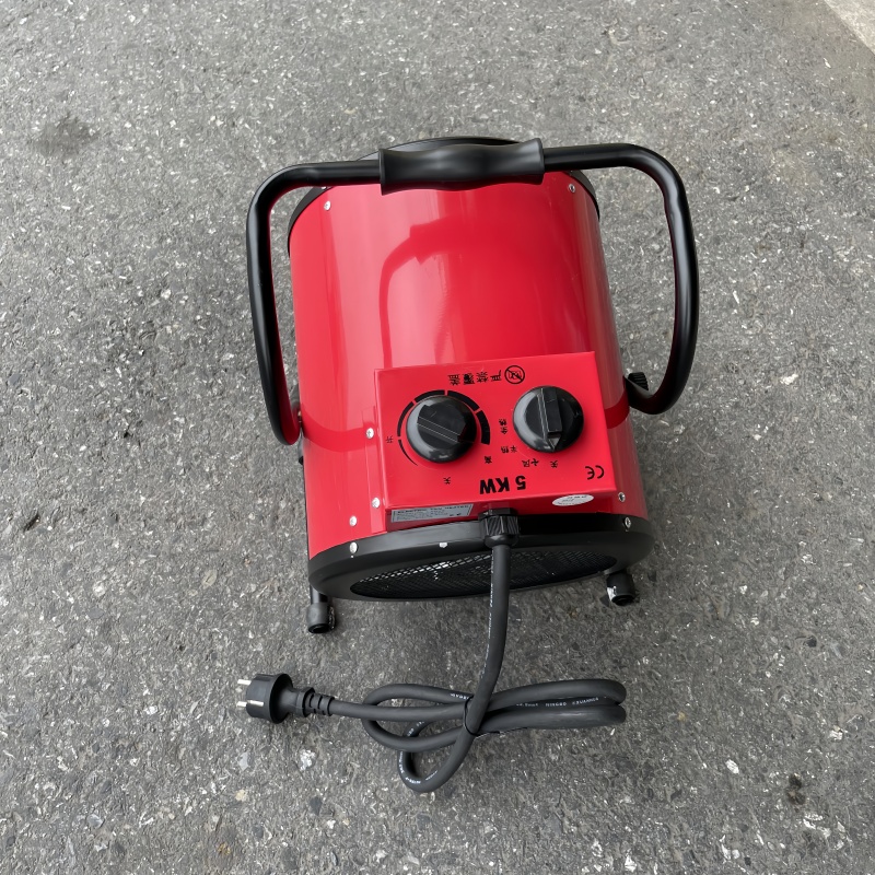 跨境外贸欧标5KW220V工业暖风机大功率取暖器大棚热风机养殖育雏保暖保温设备详情4